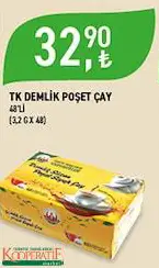 TARIM KREDİ BİRLİK DEMLİK POŞET ÇAY 3.2X48 G TARIM KREDİ BİRLİK DEMLİK POŞET ÇAY 3.2X48 G